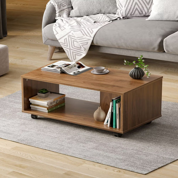 Mid-Century Oval Coffee Table